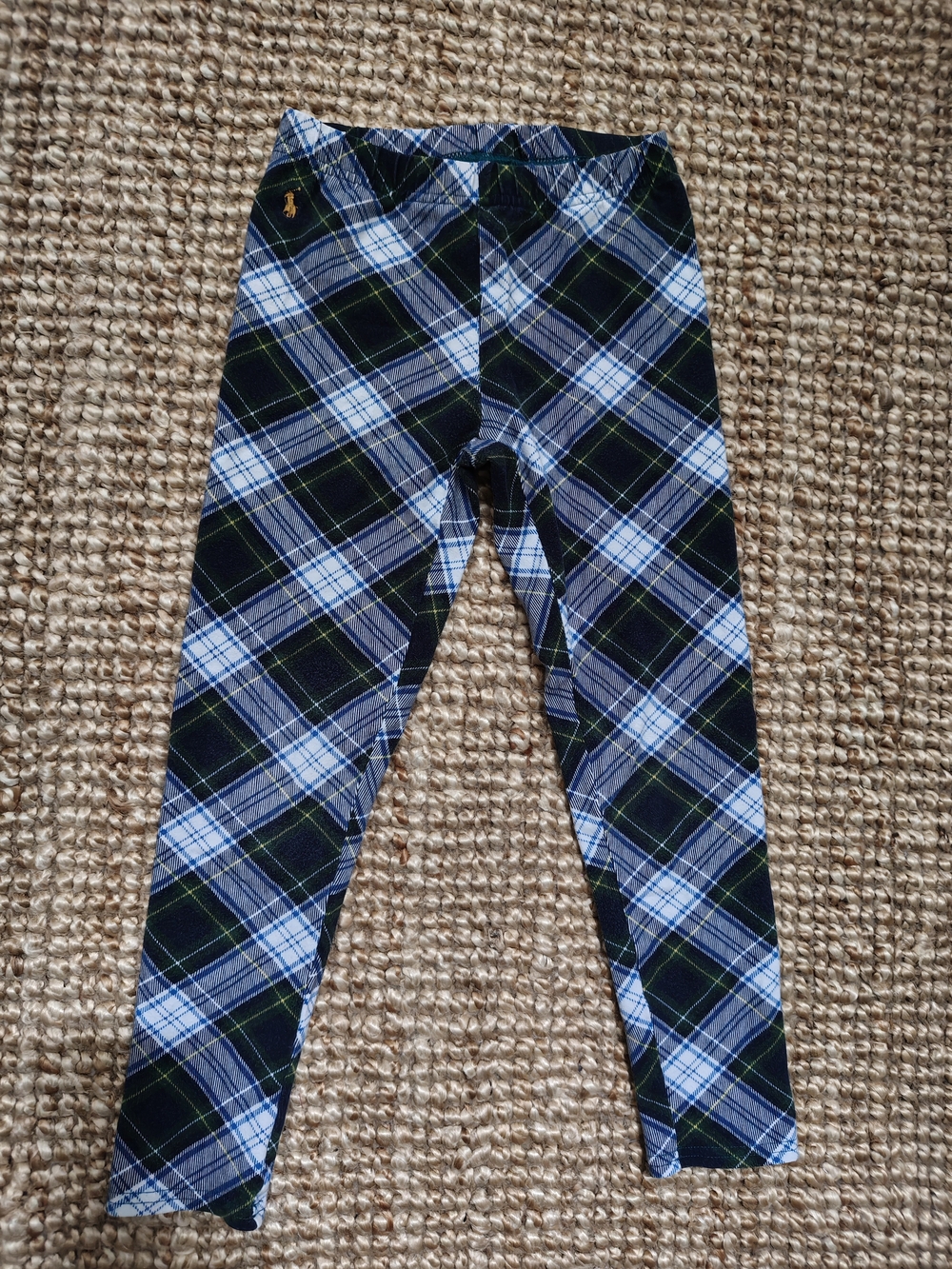 Ralph Lauren Plaid Leggings with Polo Pony